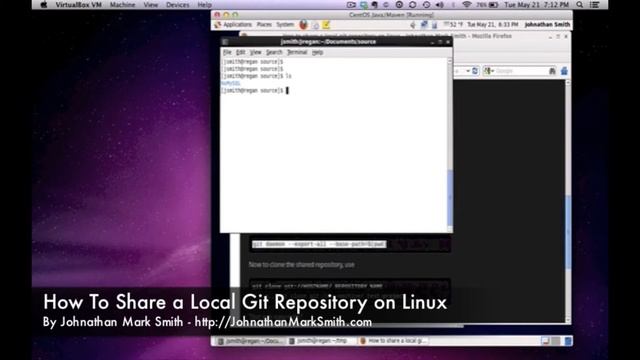 Sharing Local Git Repository on Linux By Johnathan Mark Smith смотреть онлайн