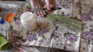 Делаем трубочки для плетения мягкими и эластичными