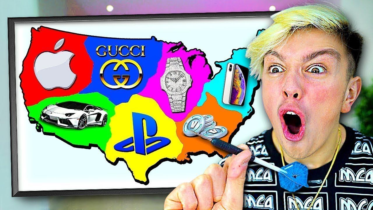 КИДАЮ ДРОТИК В КАРТУ И ПОКУПАЮ ВСЁ, НА ЧТО ОН ПРИЗЕМЛИТЬСЯ ЧЕЛЛЕНДЖ смотреть онлайн