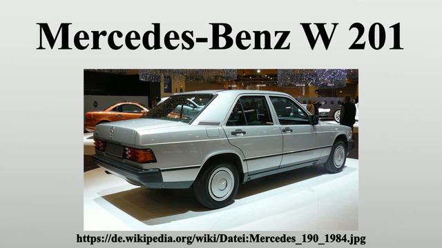 Mercedes-Benz W 201 смотреть онлайн