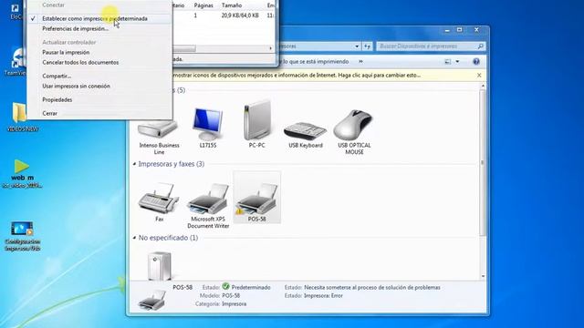 Configuración impresora tickets termica, no imprime. Solución. смотреть онлайн