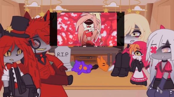 Hazbin Hotel reacts to Addict || Halloween addition 👻🎃||