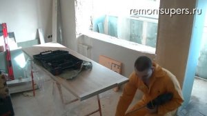 Монтаж столешницы вместо подоконника/как установить столешницу