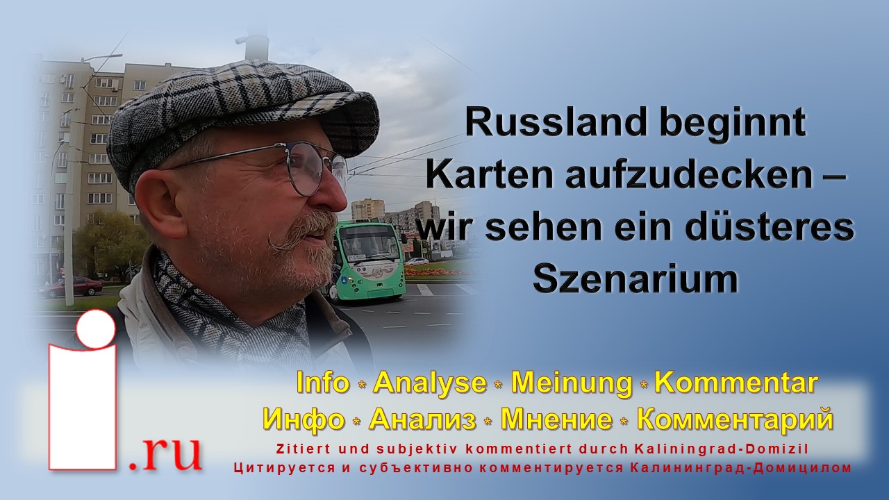 Russland beginnt Karten aufzudecken – wir sehen ein düsteres Szenarium.mp4 смотреть онлайн