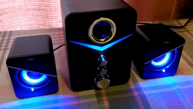Колонки 2.1 Aceline ASP240 - низкие и высокие частоты на минимальном значении смотреть онлайн