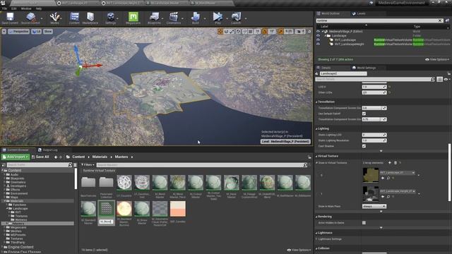 Runtime Virtual Textures: Medieval Game Environment extended tutorial смотреть онлайн