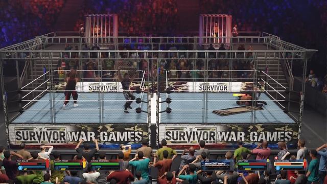 The Judgement Day vs The Bloodline WAR GAMES смотреть онлайн