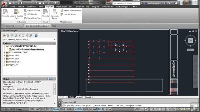 Part 26 Report; Autocad Electrical Tutorial смотреть онлайн