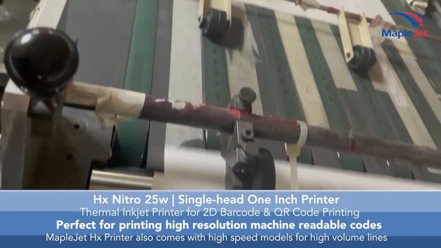 MapleJet Hx Nitro 25w Printing QR Code смотреть онлайн