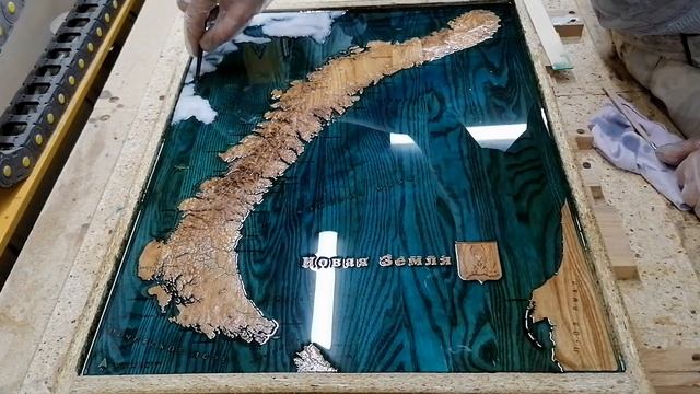 Новая Земля. Единственная по-настоящему рельефная карта из дерева в мире. смотреть онлайн