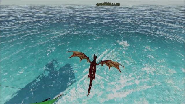 Pirate Dragons Ship Wakes and Ocean смотреть онлайн