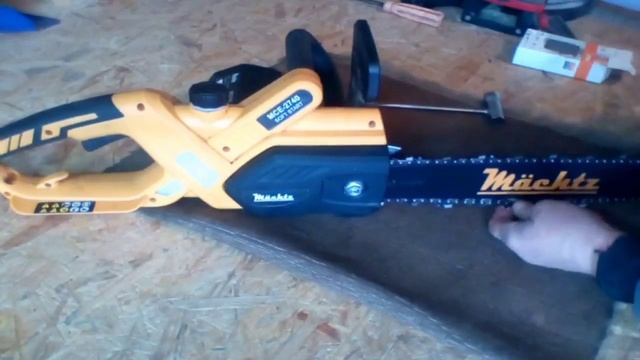 Электропила Mächtz MCE-2740, цепь Stihl rs 56 смотреть онлайн