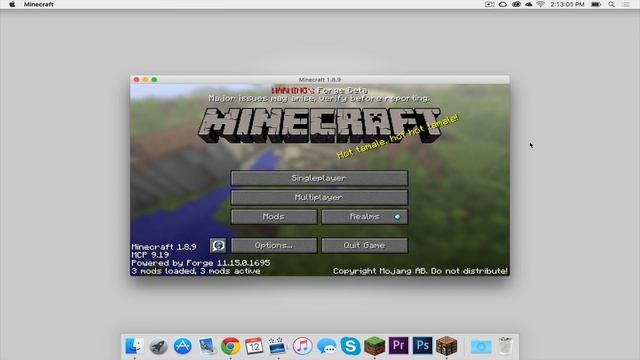 How to Install Forge for Minecraft 1.8.9 [Mac] смотреть онлайн