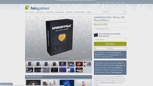 Undertale - Lançamento pra PS4/Vita e pré-compra смотреть онлайн