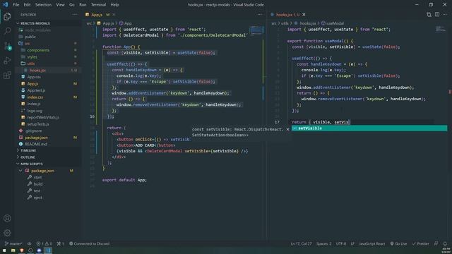 React Modal Tutorial смотреть онлайн