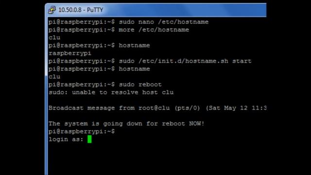 Raspberry Pi - Changing the system hostname смотреть онлайн
