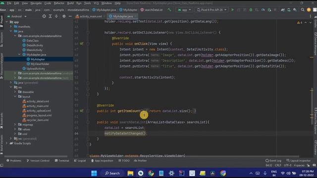 Search Data in Firebase Realtime Database RecyclerView in Android Studio | Part 3 смотреть онлайн