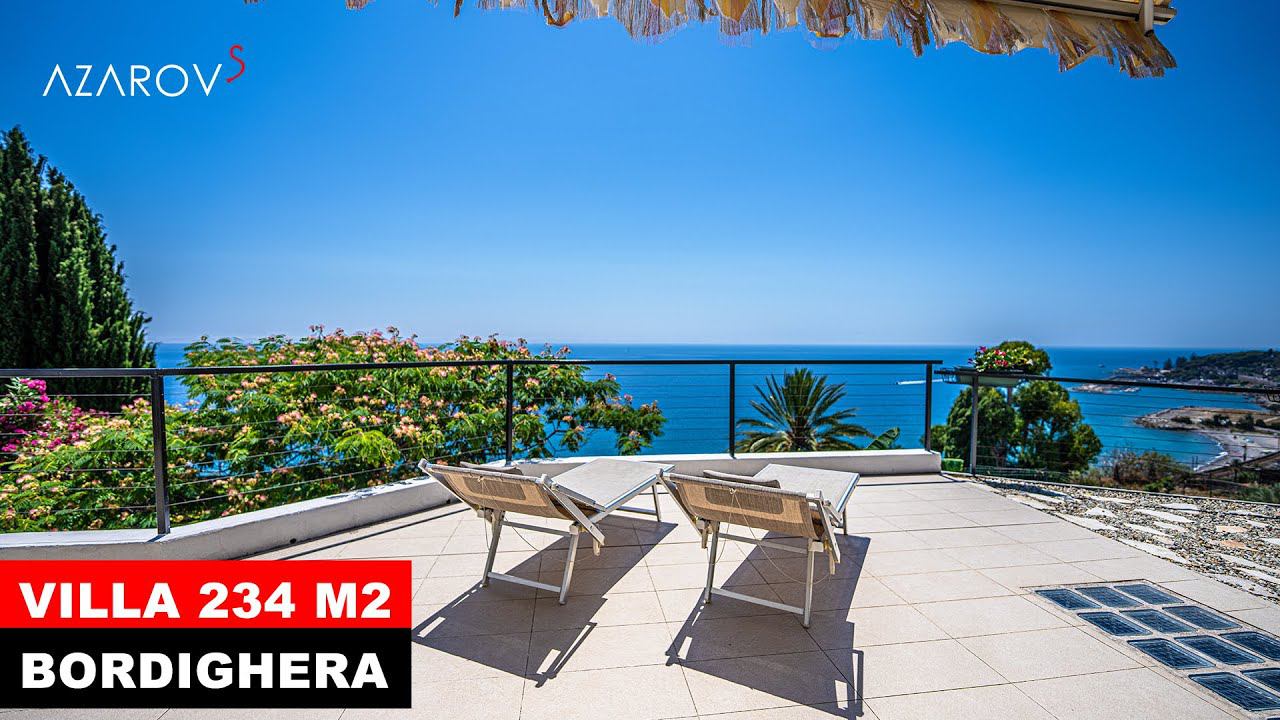 Villa For Sale In Bordighera By The Sea