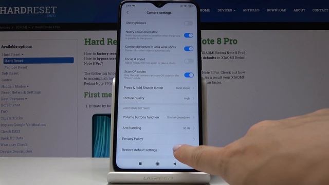 How to Reset Camera in XIAOMI Redmi Note 8 Pro - Repair Camera смотреть онлайн