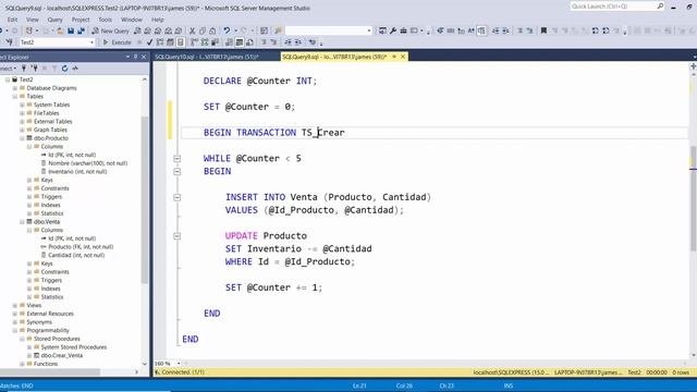 Transactions en SQL Server - Rollback / Commit смотреть онлайн