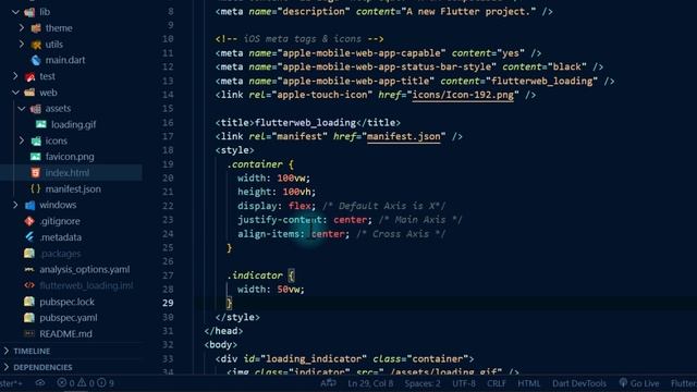 Fancy Loading Indicator for Flutter Web Apps | Blank Screen Alternative | Flutter UI Design смотреть онлайн