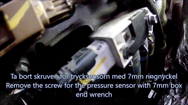 Byta DPF Trycksensor Eller Slangar På K9K 1.5 Dci Motor