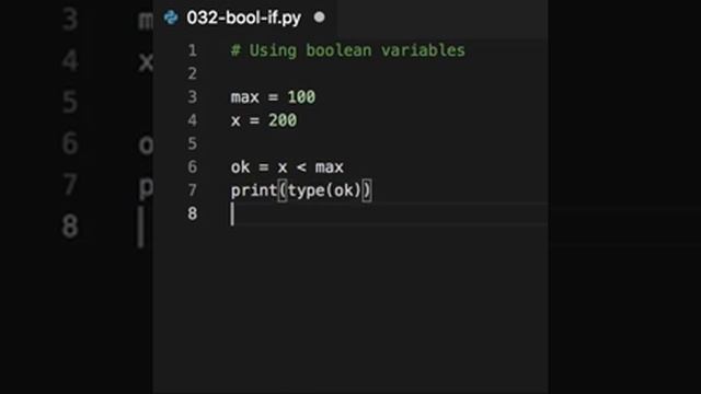Saving an if condition in a temporary boolean variable смотреть онлайн