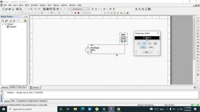 how to use multimeter in multisim | how to use voltmeter, ammeter, ohmeter in multisim смотреть онлайн