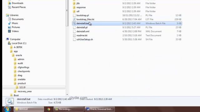 Oracle 12c Clean Uninstall From Windows 7 смотреть онлайн