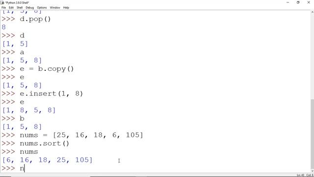 Working With Lists (List methods) смотреть онлайн