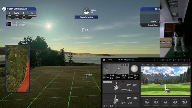 The Ultimate Golf Simulator - The Easiest Way to Get Golf Swing Practice смотреть онлайн