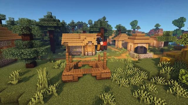 Minecraft: Medival Market Stall Tutorial | Minecraft Easy Small Marketplace смотреть онлайн