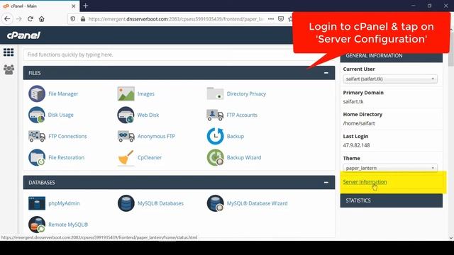 [?LIVE] How to find MySQL version through cPanel interface? смотреть онлайн