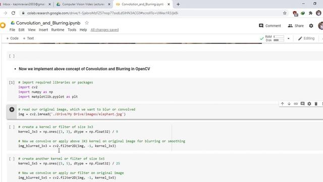 Convolution and Blurring in OpenCV with Python смотреть онлайн