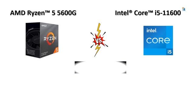 AMD Ryzen 5 5600G Vs Intel Core I5 11600 || AMD VS INTEL