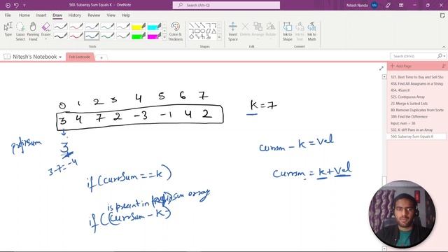 Subarray Sum Equals K | Leetcode 560 | Array | HashTable | Prefix Sum смотреть онлайн