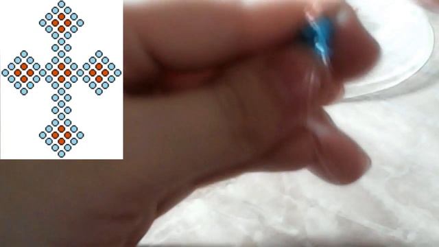крестик из бисера. смотреть онлайн
