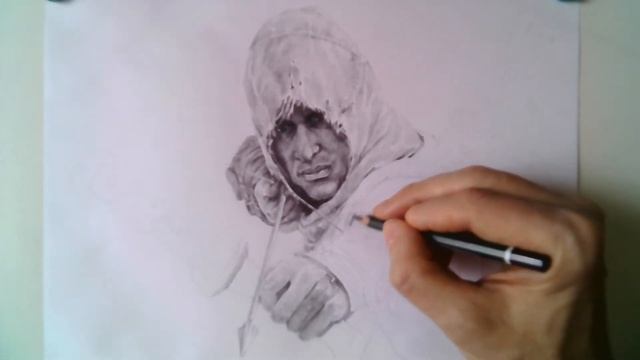 Ассасин / Рисунок карандашом смотреть онлайн