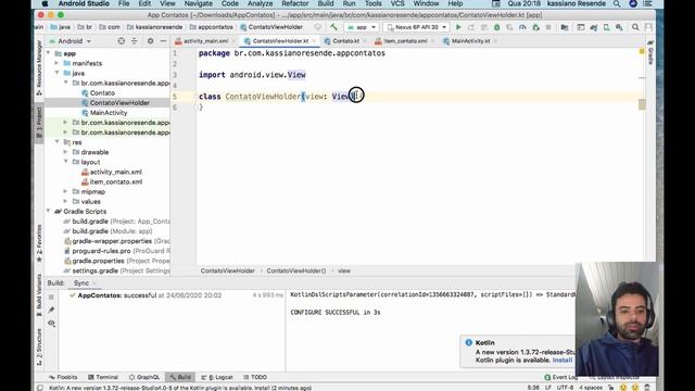 Kotlin e Android 2 - Criando as classes Model e ViewHolder смотреть онлайн