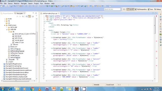 Lesson - 24 : JSP - JSTL Formatting Tags in JSP смотреть онлайн