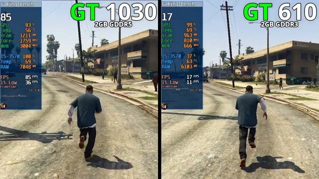 GT 1030 vs GT 610 | 2017 vs 2012 | How Big Is The Difference?? смотреть онлайн