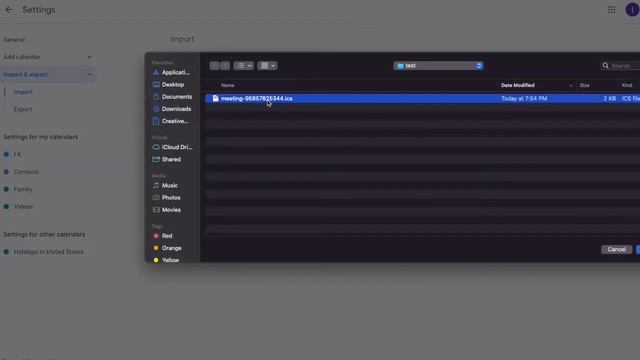 How to add ICS file to Google Calendar? // How to import ICS file to Google Calendar? смотреть онлайн