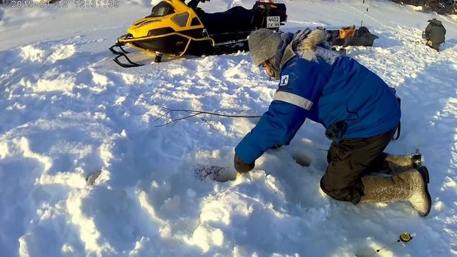 Рыбалка ЯНАО р. Еты Пур 03.02.18г.