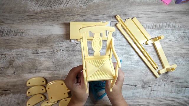 Кукольный домик/ Распаковка мебели для Барби фирмы Gloria/ Купила новый набор смотреть онлайн