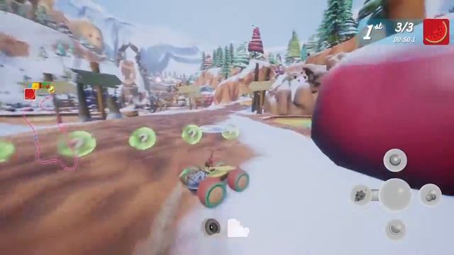 All-Star Fruit Racing Gameplay смотреть онлайн