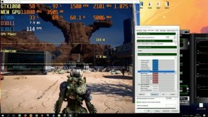 Настройка вида и цвета графика, значений оверлея MSI afterburner