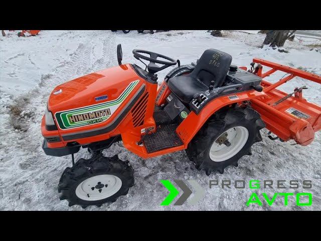 Мини трактор японский Hinomoto CX-14 с ПСМ с почвенной фрезой 120 см Прогресс-Авто смотреть онлайн