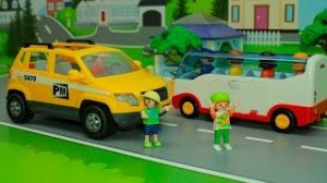 Машинки Playmobil у видео для детей - Опасность на дороге..mp4