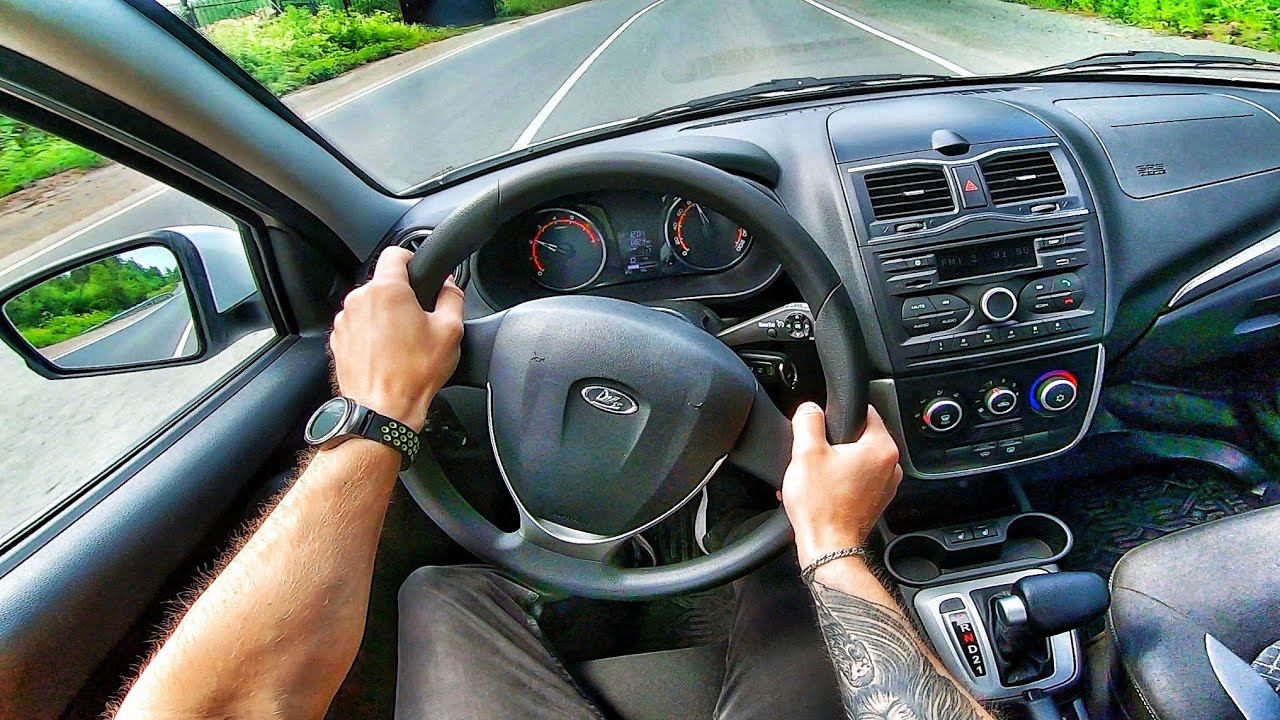 2021 LADA Granta 1.6 AT Luxe - POV TEST DRIVE смотреть онлайн