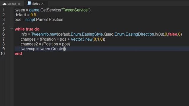 TweenService (Roblox Studio Tutorial) смотреть онлайн